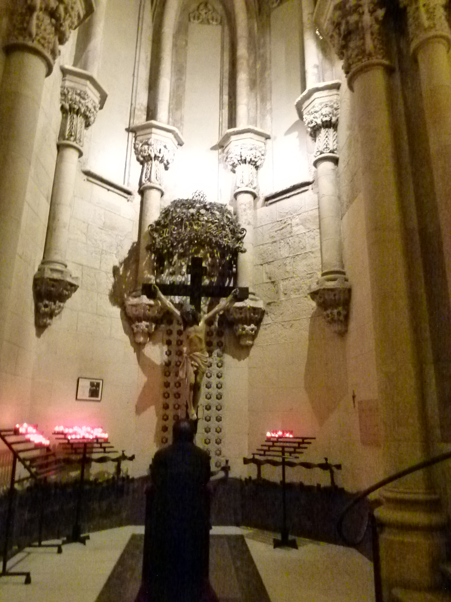 Barcelona La Sagrada Familia Crypt Shrine To Jesus On The